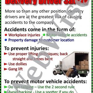STOP- Delivery Driver Poster