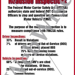 TRIP- Roadside Inspections Poster