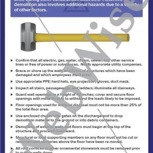 Demolition Safety Poster