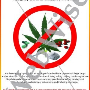 Drug Free Workplace Poster