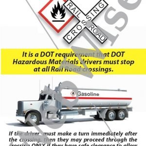 TRIP- HAZMAT Railroad Crossing Poster