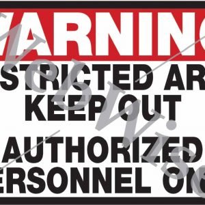 Warning Poster