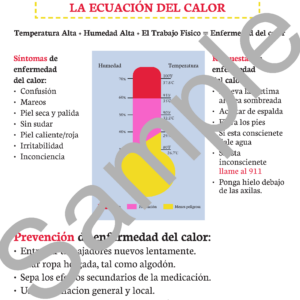 Prevencion de Enfermedad del Calor