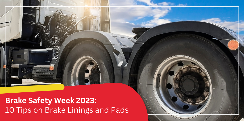 Semi truck brake safety week